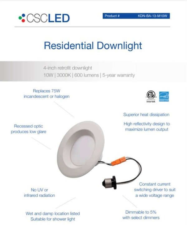 Residential Downlight