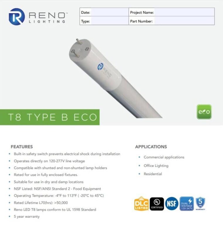 12W Ballast Bypass T8 4' Tube 4000K